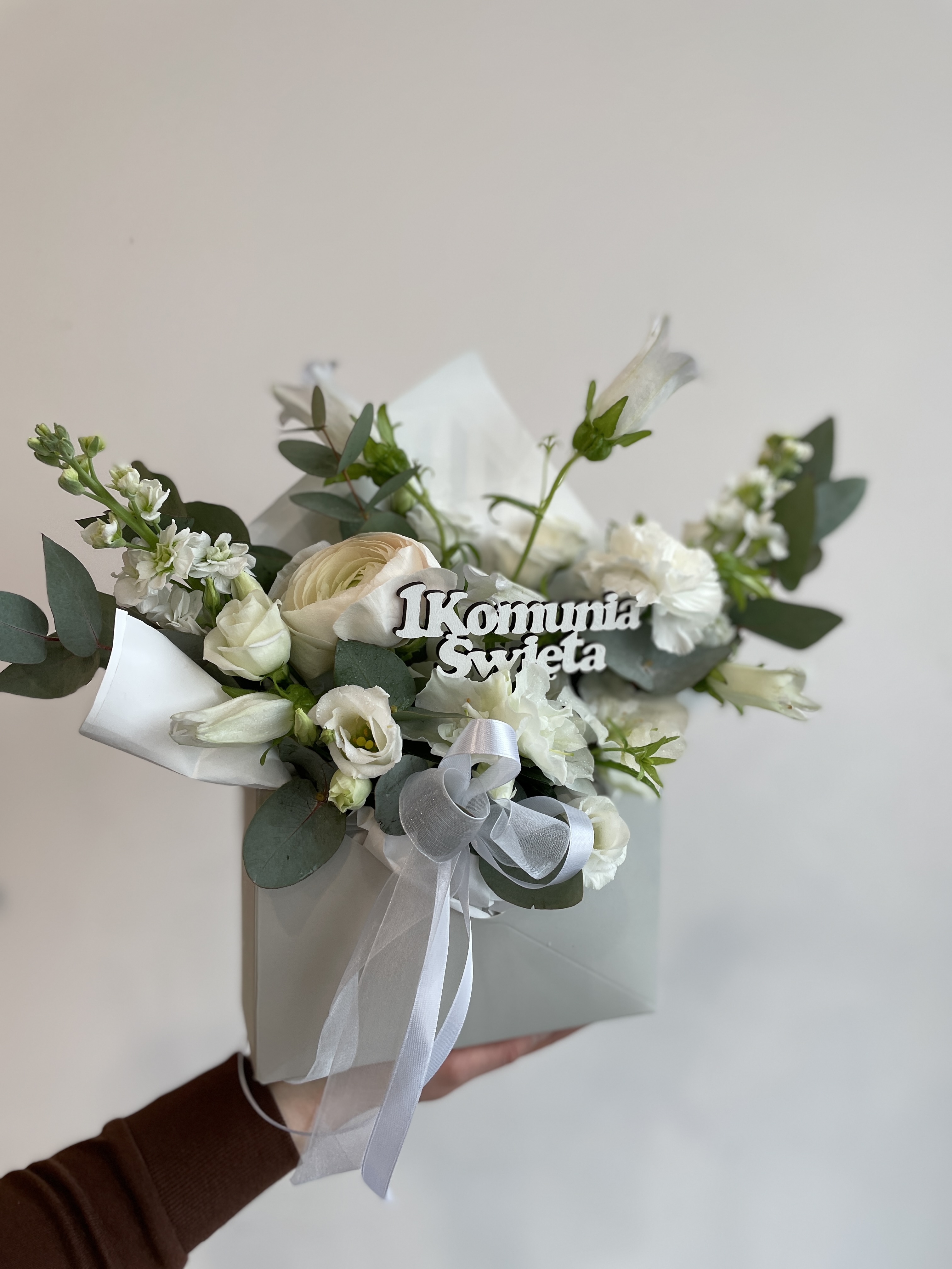kwiaty na Pierwszą Komunię